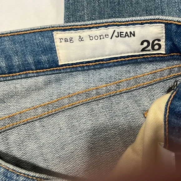 Rag & Bone Relay Jeans Made in USA Size 26 Like New - Picture 2 of 15